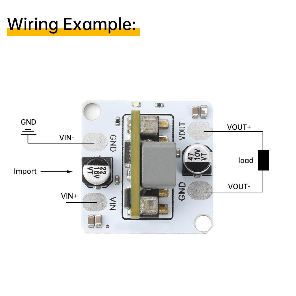 DC 9-14V to 5V/4.2V/3.3V DC-DC Step-Down Module 10A High-Power Regulated Power Supply Module