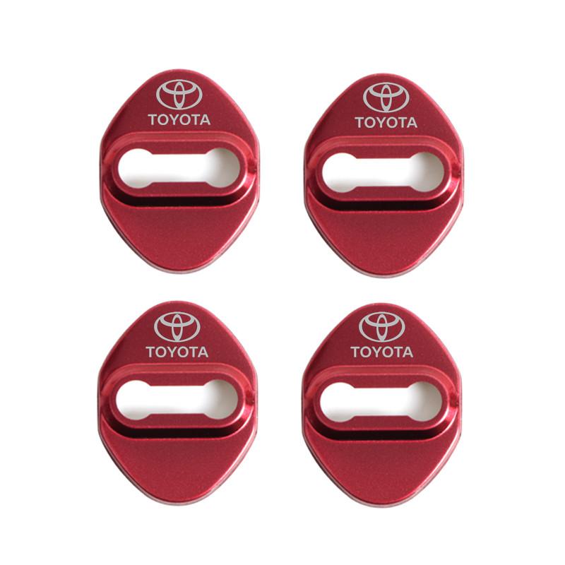 ANP1 For Toyota Vios Corolla Rav4 Auris Camry Yaris Car Stainless Steel door lock Cover chr Avensis Land Cruiser FJ sticker protect