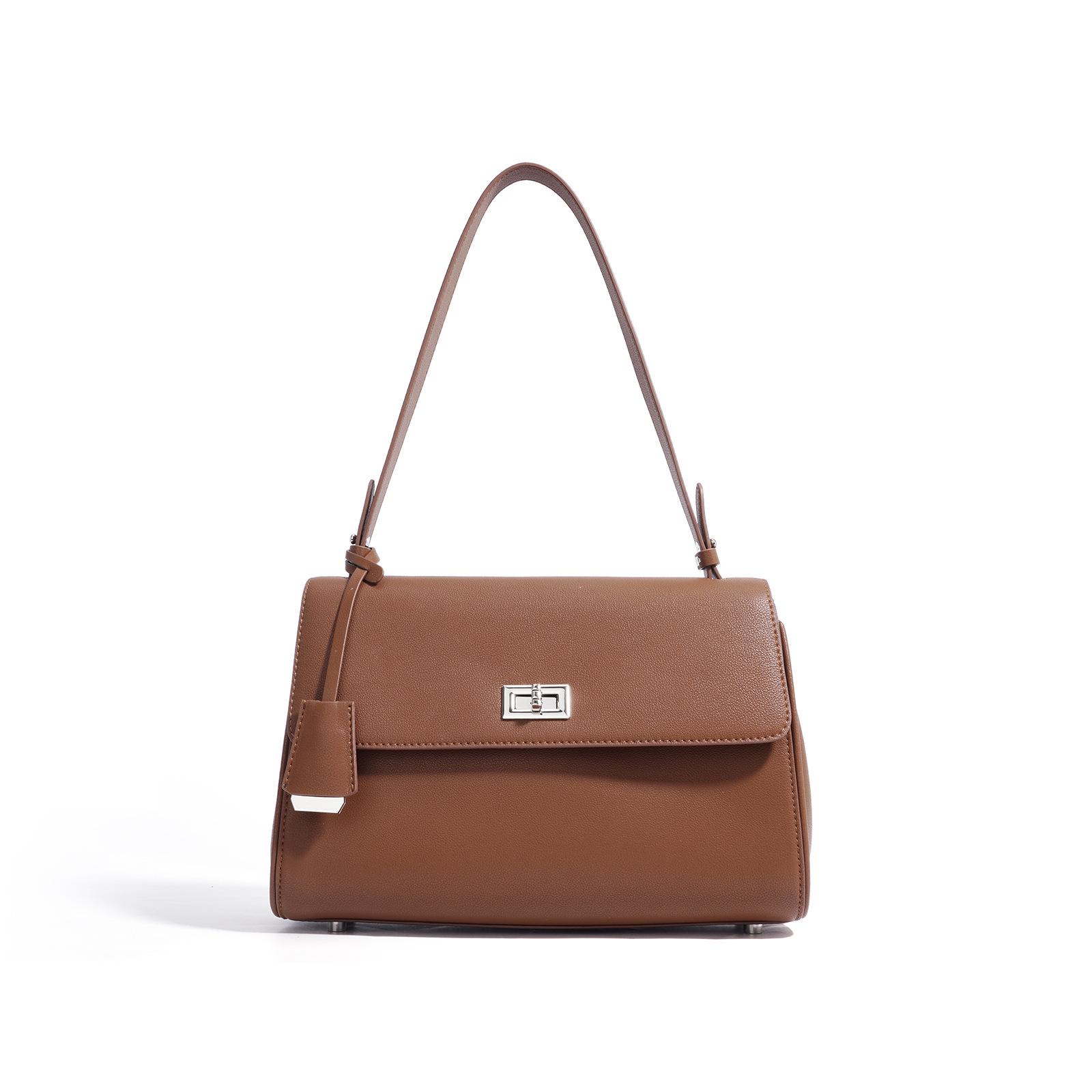 

2025 Женская сумка из натуральной кожи большой вместимости через плечо и кроссбоди: Модный, Универсальный, Простой дизайн