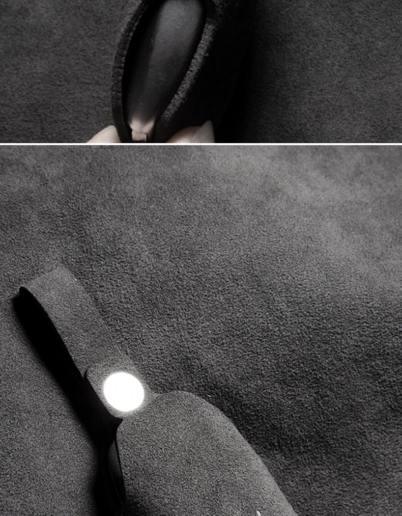 Luxury Suede Car Key Case with Buckle for BYD Tang - DMI Glory Edition, DMP