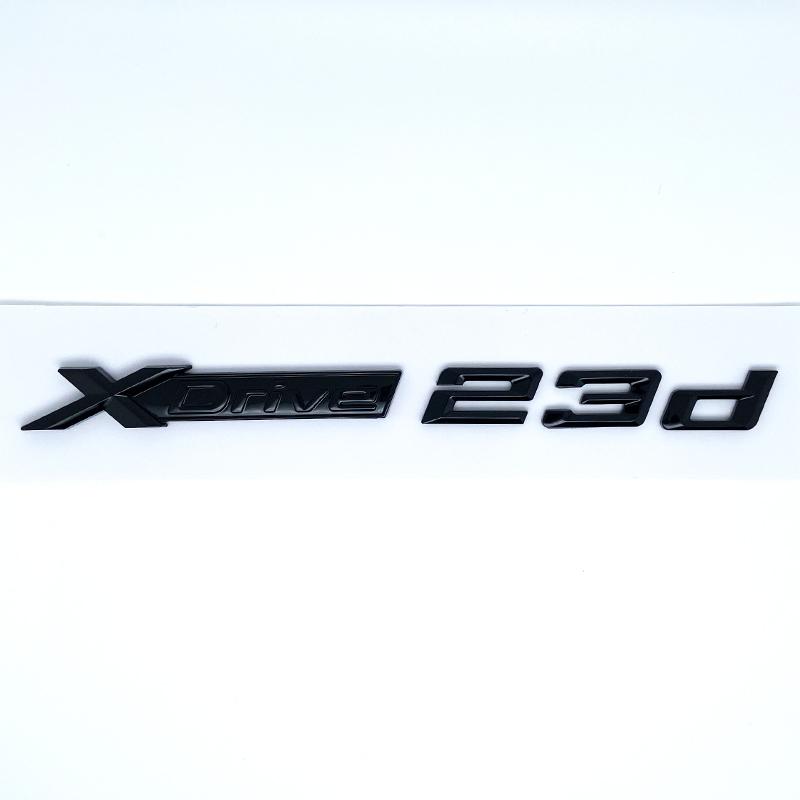 3D ABS XDrive Emblem Car Fender Rear Trunk Sticker X Drive 20d 20i 23d 23i 25d 25i 28d 28i For BMW X1 X2 X3 X5 X6 X7