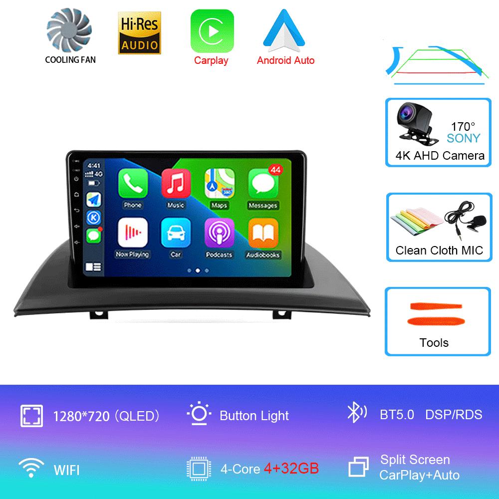 

Для BMW X3 E83 2004 2005 2006 2007 2008 - 2012 Автомобильное радио Android 14 Навигация GPS Мультимедийный проигрыватель Стерео Wi-Fi+4G Carplay BT