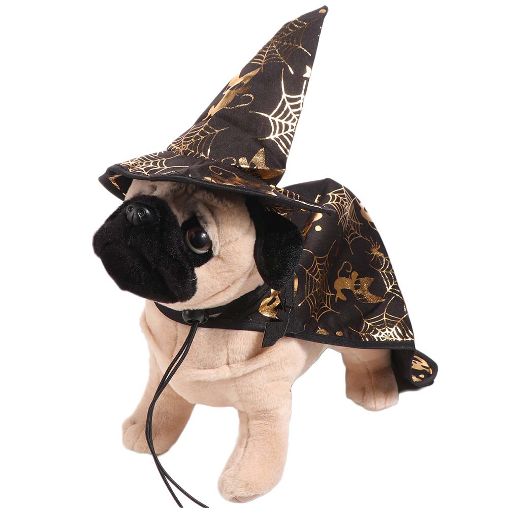 Bat Halloween Dog Cloak Hat Adjustable Halloween Pet Apparel Pet Halloween Costumes Cape  Dogs
