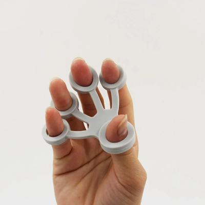 Fan-Shaped Silicone Resistance Band Finger Puller High Elasticity Sport Stress Relief Mouse Hand Prevention Tool