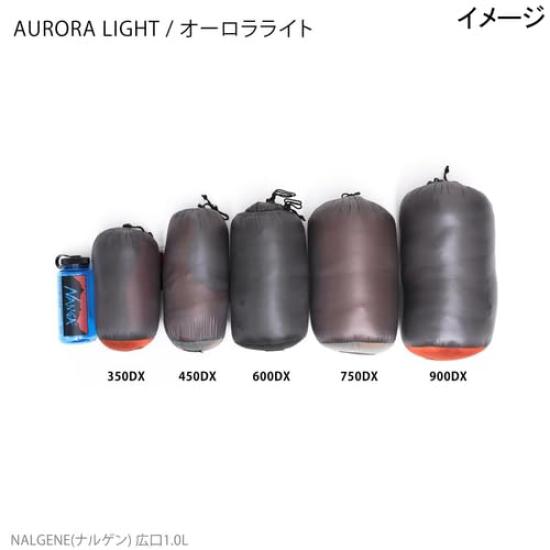 AURORA TEX Light 350DX AURORA TEX Light 350DX RED Red Regular Sleeping Bag [NANGA] Mummy-type