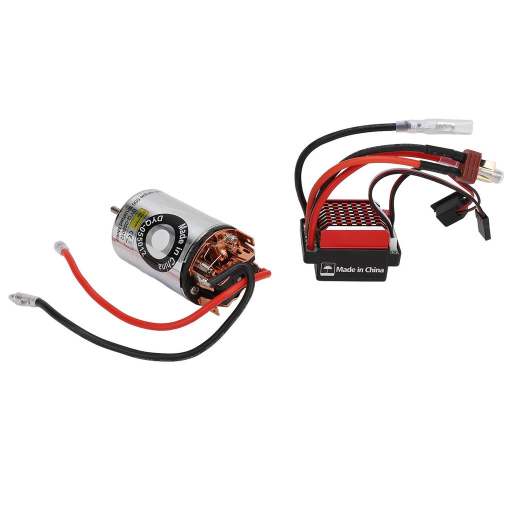 550 Brushed Motor Low Noise High Torsion High Anti Interference Bidirectional Bearing 60A Brushed with T Plug RC Car