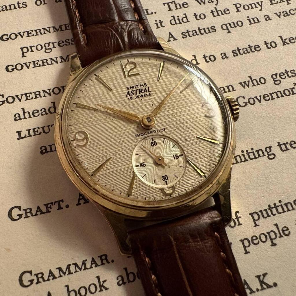 Used UK 1960's SMITHS ASTRAL Watch Antique Watch UK Vintage Manual Winding Watch Astral Vintage Mechanical Watch