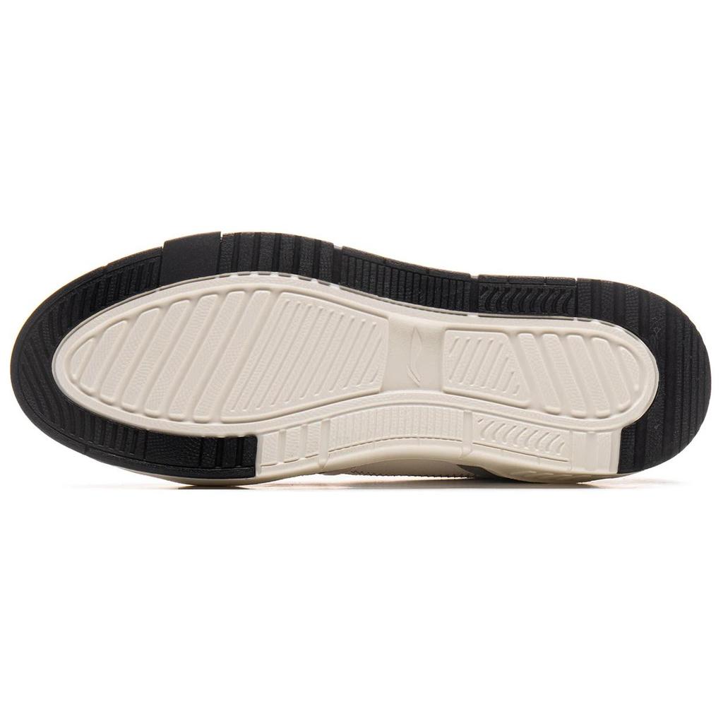 Li Ning Yuan Chu Casual Versatile Thick Sole Height Increasing Non-Slip Shock Absorbing Wear-Resistant Breathable Low-Top Skate Shoes AGCU337-1