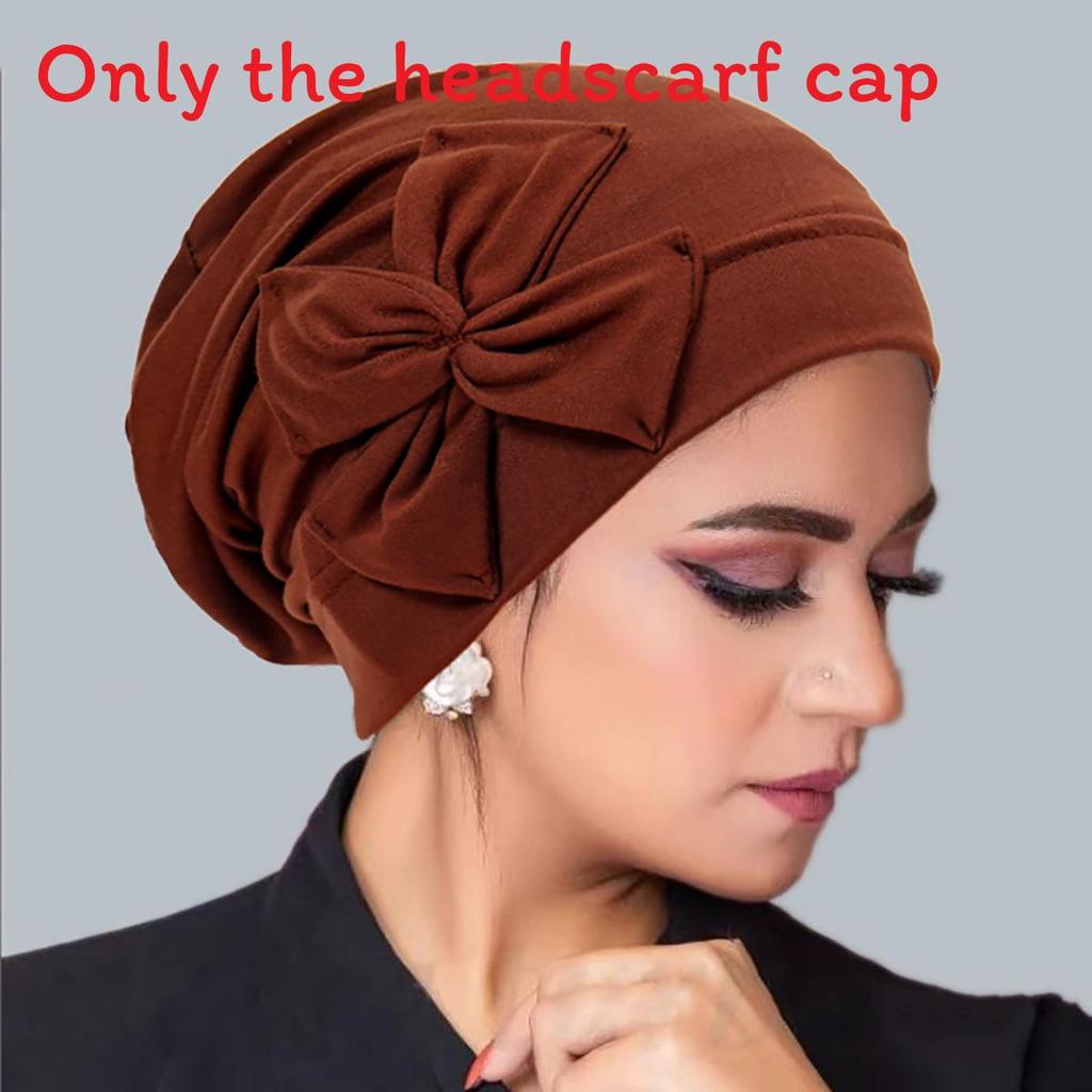 Headscarf Cap With Bow For Women Summer Winter Autumn Fashion Gift
