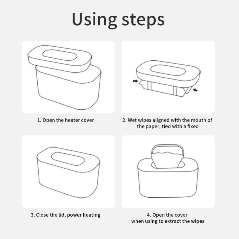 Wet Wipes Heater Portable Household Wet Wipes Heating Box Constant Temperature Wet Wipe Machine