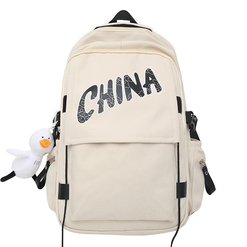 Children's Schoolbags Elementary School Girls Junior High School Boys High School College Students Letter Backpack