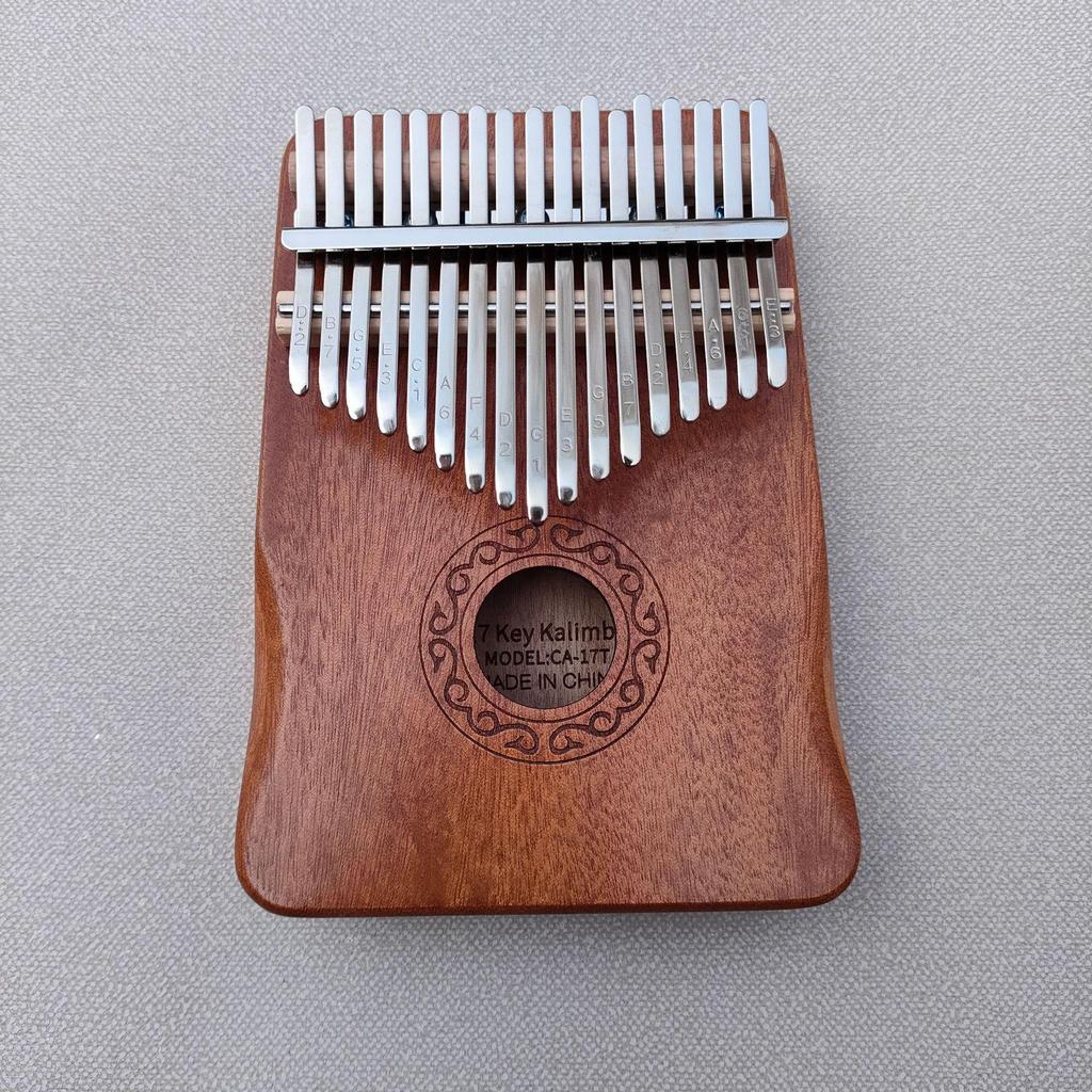 Grenzüberschreitende Kalimba: 17/21-Ton Daumenklavier mit Aufkleber-Etikett