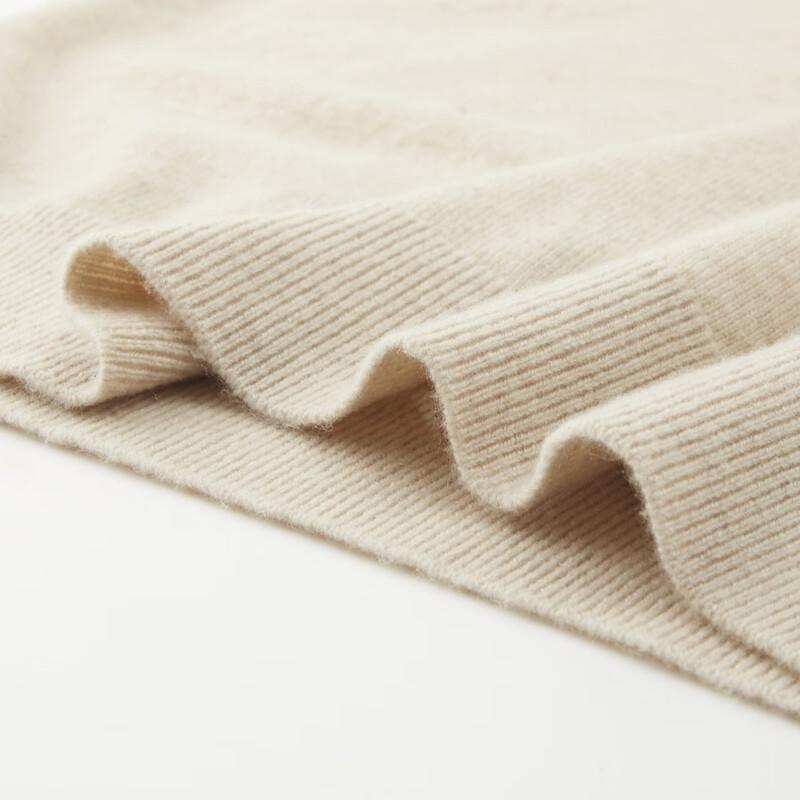 Shanshan Men's 100% Cashmere Stand-up Collar Pullover Sweater