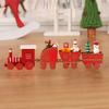 Wooden Decorative Christmas Train for Kids' Imagination Playtime