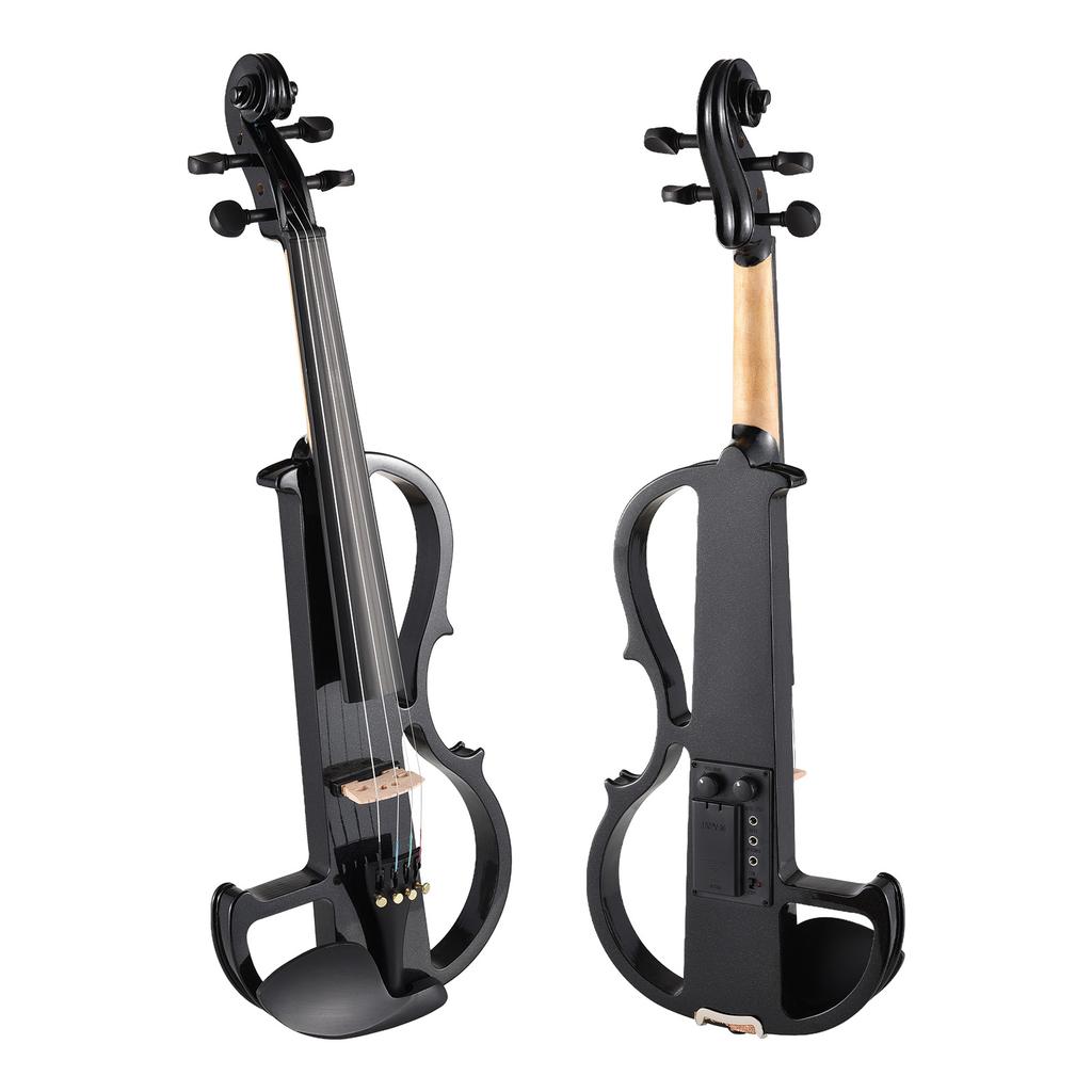 4 4 Violin Full Size Set Professional Silent Electric Violin for Beginners Students School Learners Electric Violin