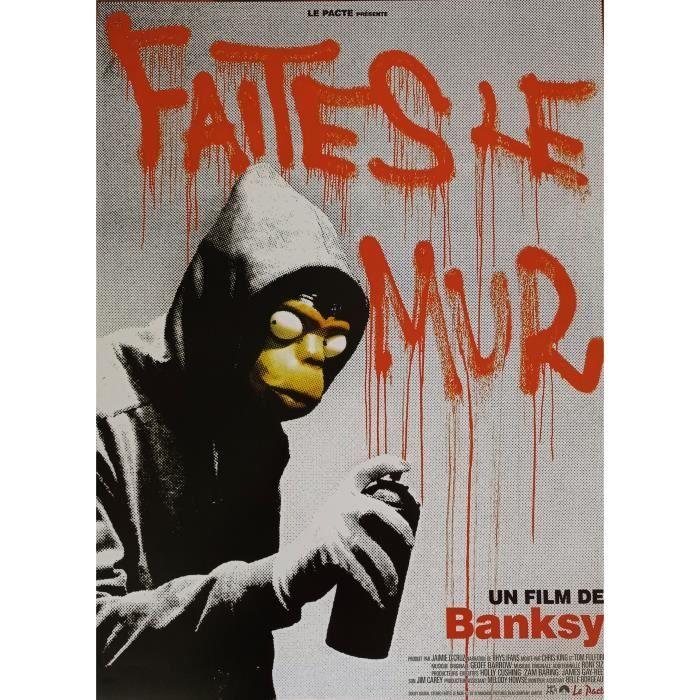 

FAITES LE MUR Affiche Cinéma Originale Roulée Petit format 53x40cm BANKSY
