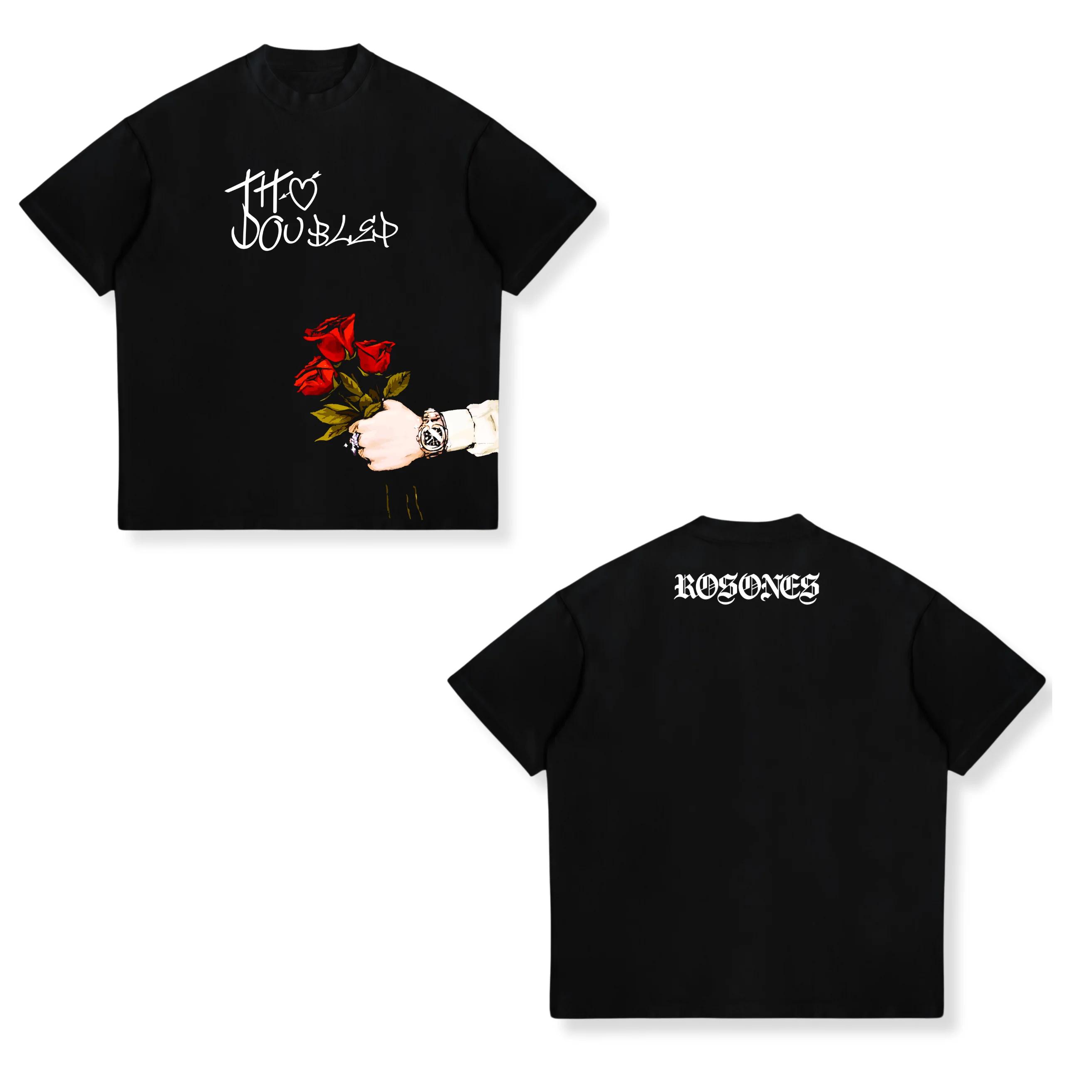 

Tito Double P Rosones Tshirt 2025 Tour Crewneck Short Sleeve Cotton Tee Women Unisex Streetwear Tops Hip Hop Clothes 4XL