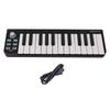 Portable MIDI Keyboard Controller Mini 25 Key USB MIDI Controller for Win 11 10 8 7 for Vista for OS X