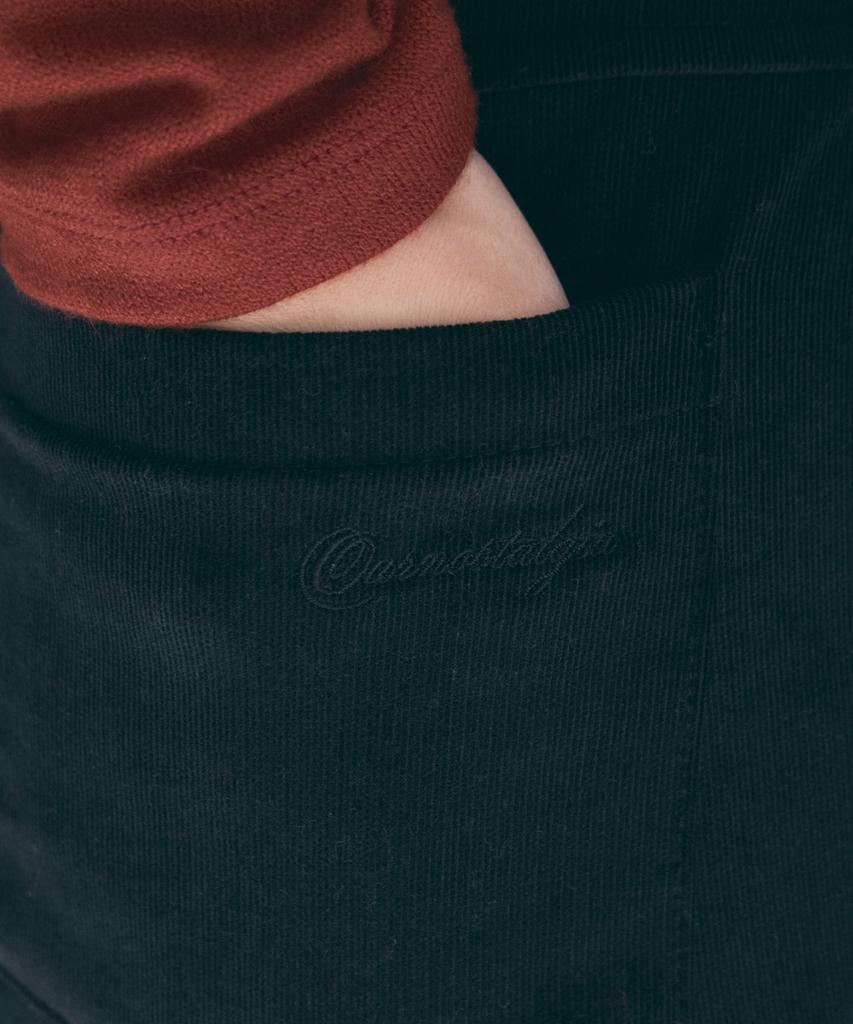 Aueonoseuteljia Twin Flap Corduroy Pants_Black(O25-Pt15)