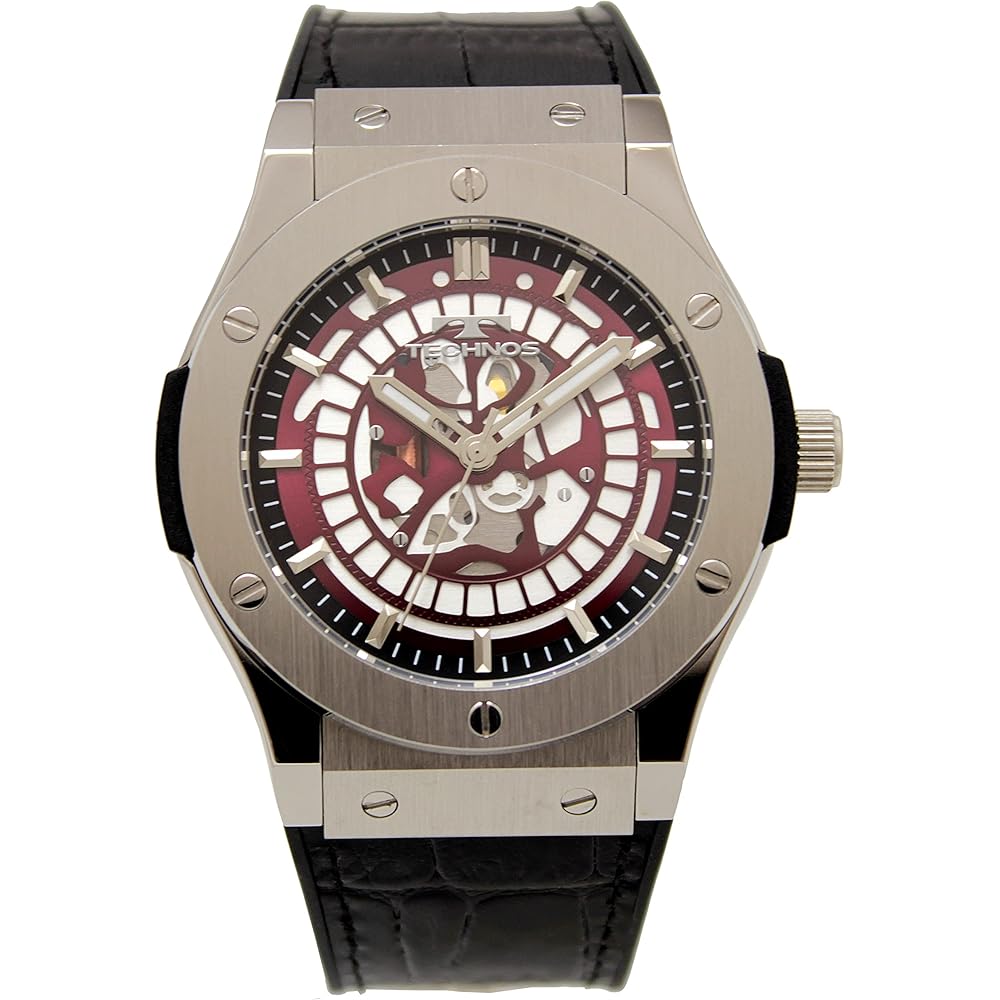 Мужские скелетоны Technos T6B55SR, черные