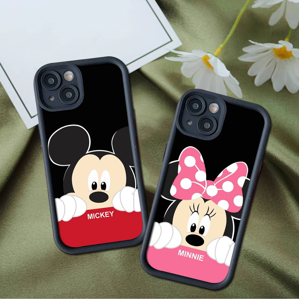 M-Minnie M-Mickey For iPhone 17 16 15 14 13 12 11 Pro Max Plus Phone Case Covers
