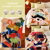 Artist S-Soren S-Selleslagh Throw Flannel Throw Blanket, Lightweight Cozy, Durable Washable Cute Cool