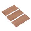3PCS Guitar Veneer 188x98x2mm Sapele Wood Guitar Headplate Head Veneer for Repairment