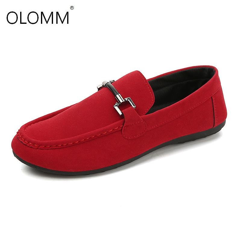 Fashion NEW Men's Loafers Comfortable Flat Casual Shoes Men Breathable Slip-On Soft Leather Driving Shoes Moccasins Zapatos De Hombre