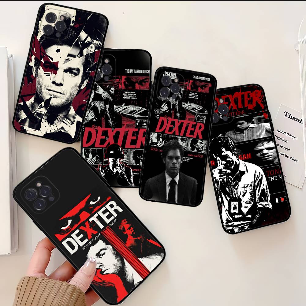 Dexter Morgan For IPhone 17 16 15 14 13 12 11 Pro Max Plus Shockproof Black Soft Phone Cover
