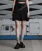 Jenyujeu Swifts Asymmetrical Pleated Skirt - Black
