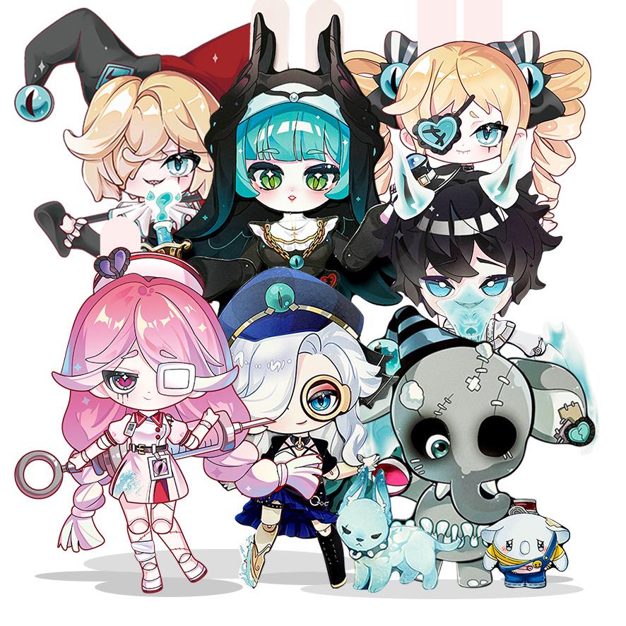 Escape the Frightful Night Haisai: Heartless Nurse Movable Paper Doll [Assembly Tools Included] - New 7 Great Pursuers Series.