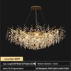 Elegant French Crystal Chandelier: K9 Aluminum Art Lamp for Living, Dining, and Bedroom