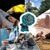 Ventilateur Vertical Sans Fil Pour Batterie Lithium Bosch 18V Ventilateur Portable à Clip 2 Vitesses Ventilateur de Camping Pour Extérieur et Chantier