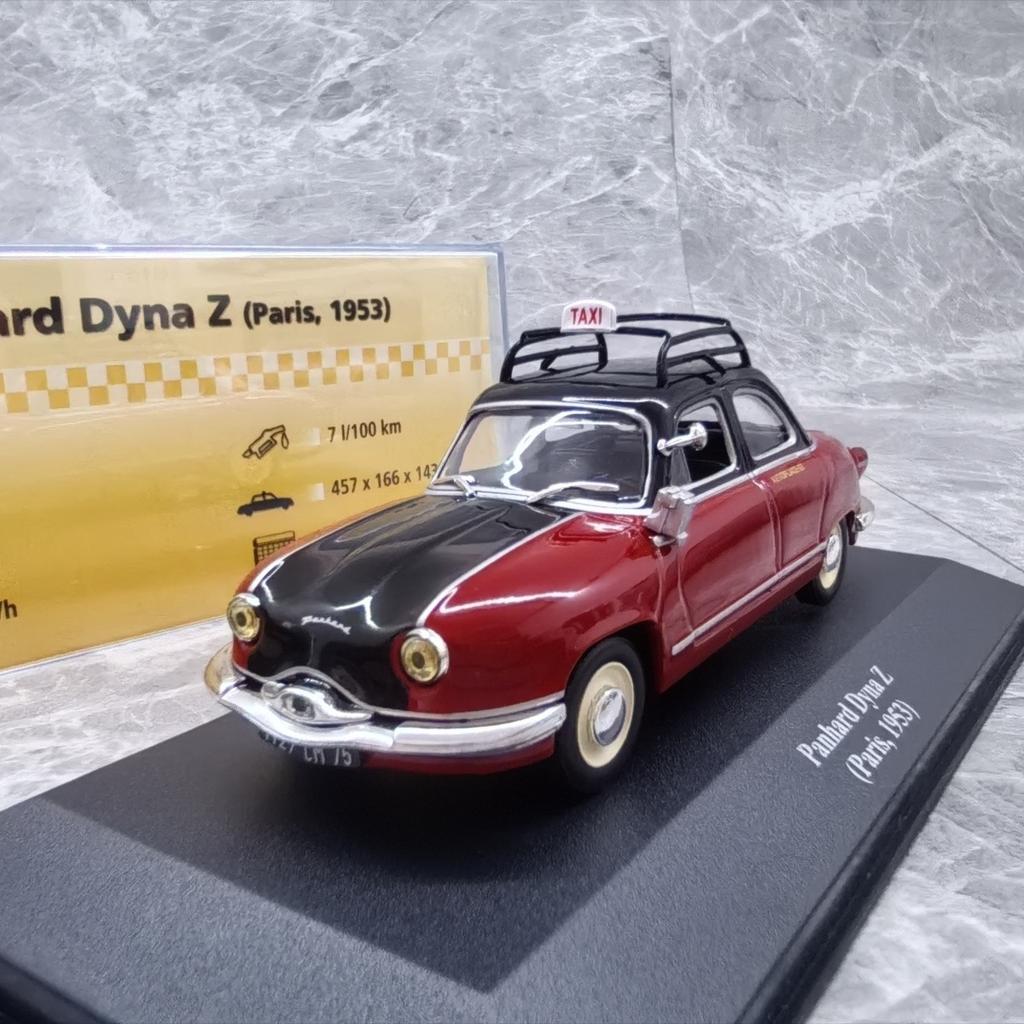 Ixo 1:43 Panhard Dyna Z Paris 1953 Die-Cast Car Model French Taxi