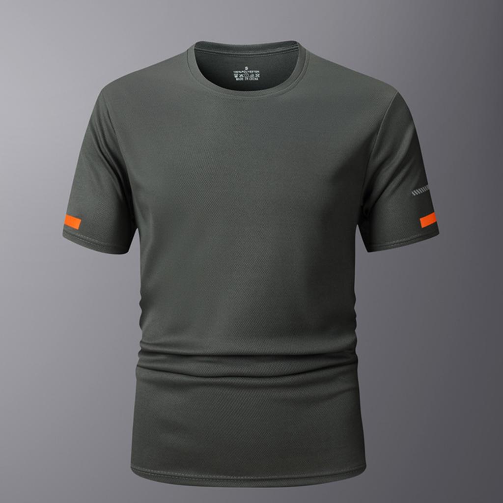 Men's Summer Outdoor Sports T-shirt Men's Thin Training Short-sleeved Casual Quick-drying Fitness T-shirt