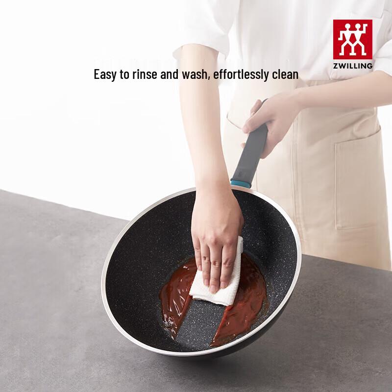 ZWILLING Now Marble Starstone Series 30cm Non-stick Wok with Lid