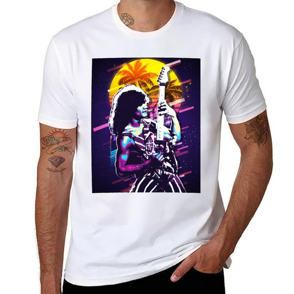 T-shirt EDDIE VAN HALENsss Protection Solaire Outdoor Top