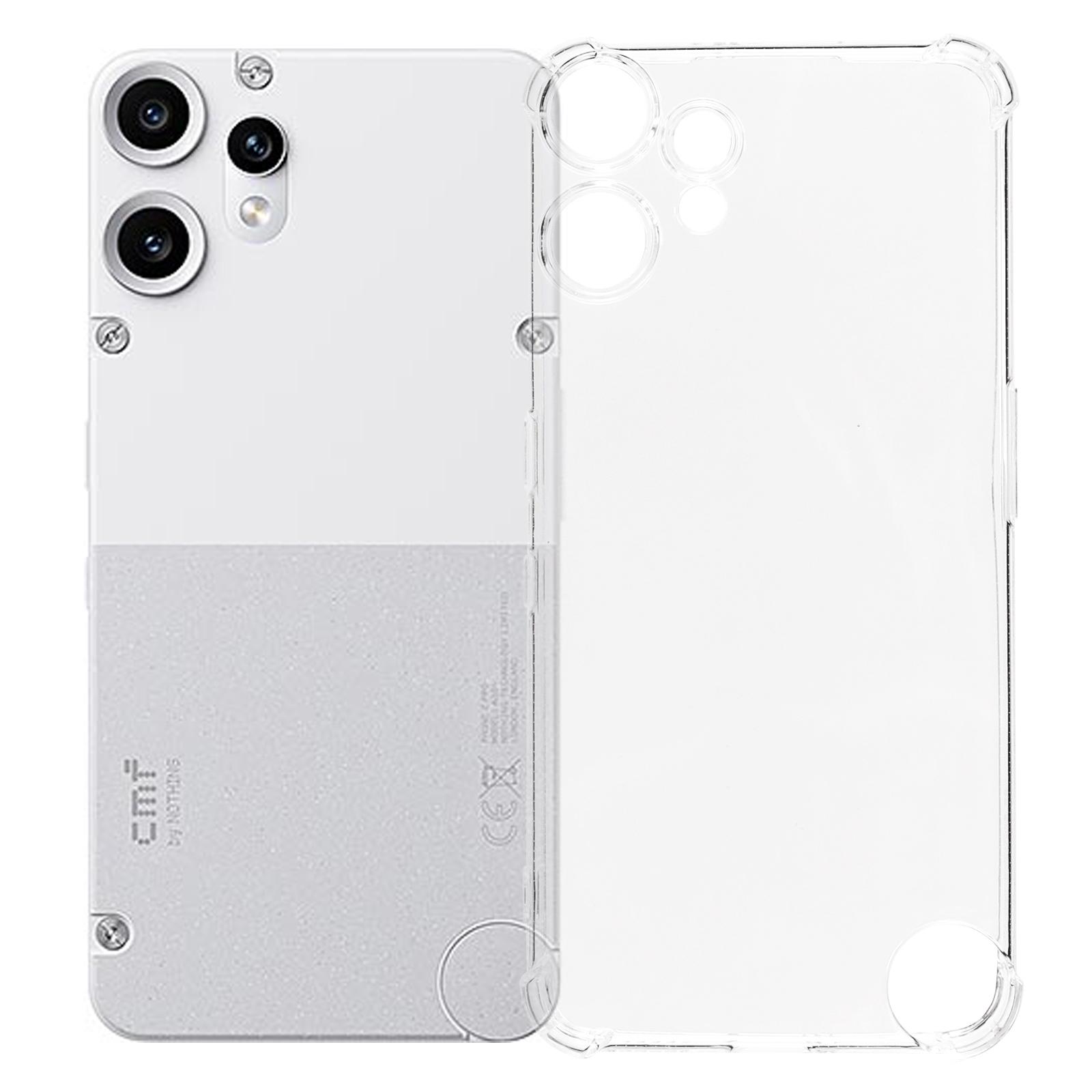 

For Nothing CMF Phone 2 Pro Phone Case Reinforced Four Corner Anti-Drop Clear TPU Cover A