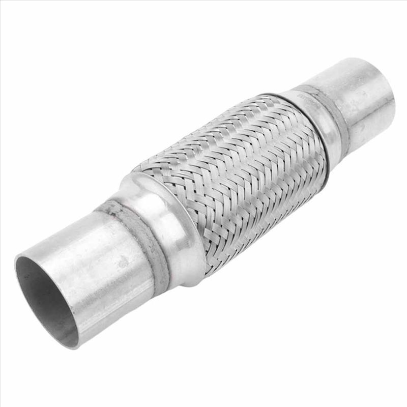 

NEW-1 PCS Exhaust Flex Pipe Stainless Steel Double Braid Car Exhaust Flexible Joint Tube 2 X 6 Inch With Ends 10 Inch Long как