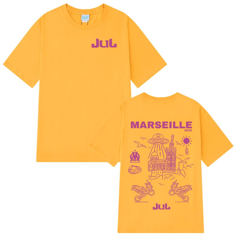 Rapper Jul Merch Shirt Men's Women Clothing Fashion Y2K T-shirt Casual Cotton Short Sleeve Oversized Tops