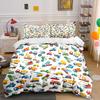 Construction Vehicle Pattern Set Multiple sizes kid's and adults' bedroom Exquisite 3PC bedding set gift