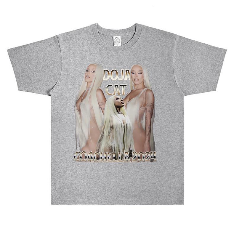 Sexy Doja Cat Graphic Print T Shirt Short Sleeve Unisex Women Hip Hop Oversized Tshirt Male Cotton Tees Unisex's Vintage Streetwear