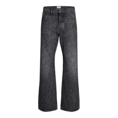 Jack And Jones Mens Toby Coop Relaxed Wide Leg Jeans