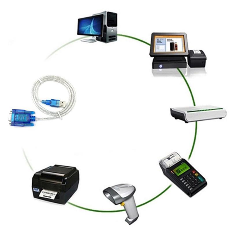 Usb To Rs232 Serial Port Db9 9 Pin Male Com Port Converter Adapter Cable Pda