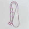 Crossbody Long  Beaded Mobile Phone Hanging Chain Phone Case Lanyard Anti-Loss Rope With Clip Bag Pendants For Iphone