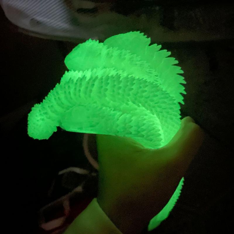 Actionfigur 3D-gedruckte Schlange Gelenkig Buschottern Drachenschlange Integriertes Gelenk Beweglichkeit Statue Ornament Heimdekoration Geschenk