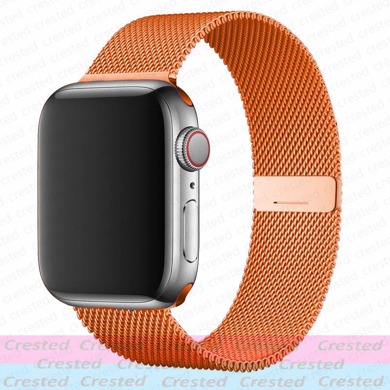 Milanese Loop Strap For Apple Watch Band 44mm 40mm 45mm 41mm 49mm 42mm 38mm Correa Bracelet iWatch Series 3 6 Se 7 8 9 5 Ultra 2