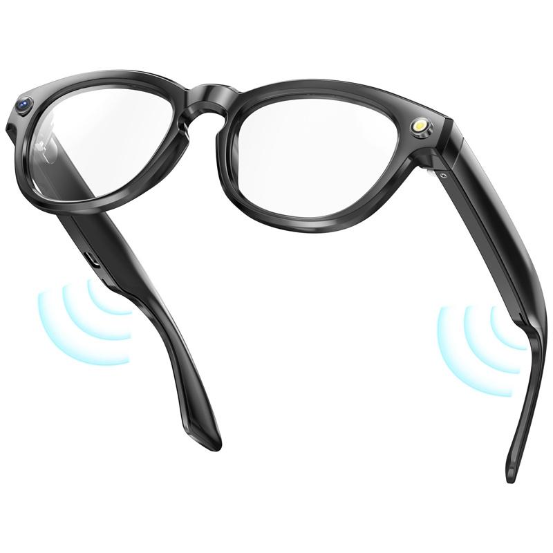 GS380 Camera Glasses Remote Shooting BT Audio Glasses Open Ear Sound Mic & Speakers Outdoor Sport for Women Men