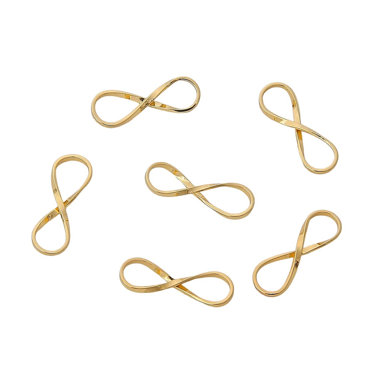 

Медные 8-образные застежки-пряжки для изготовления ювелирных изделий своими руками, аксессуары для рукоделия 6x18mm