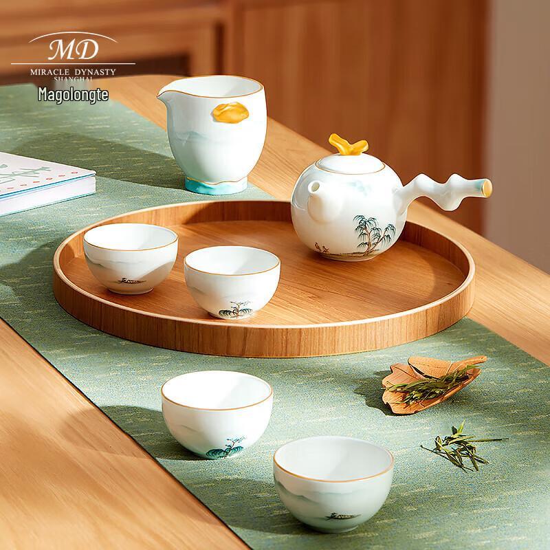 Magolonte West Lake Listening to the Wind Ceramic Tea Set